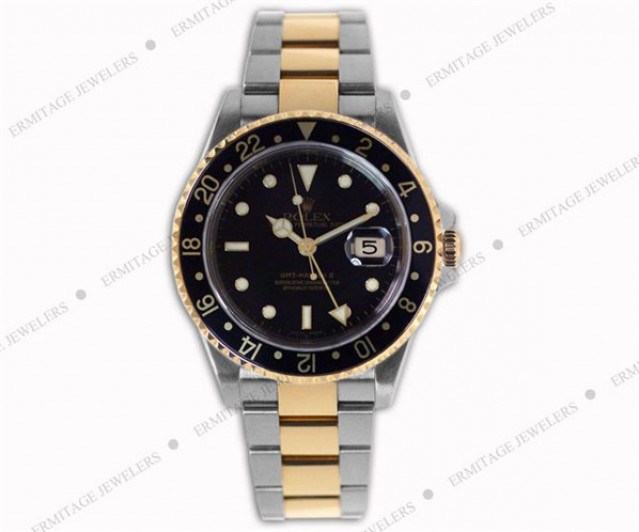 Gold & Steel Rolex GMT-Master II 16713 Year 2004